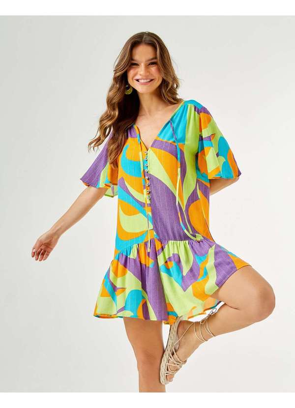 Zinzane - Macaquinho Zinzane Feminino Debi Lurex - Verde Verde