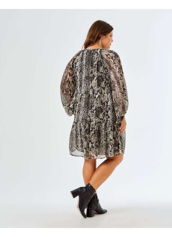 Zinzane - Vestido Veronica Amplo Cinza 7