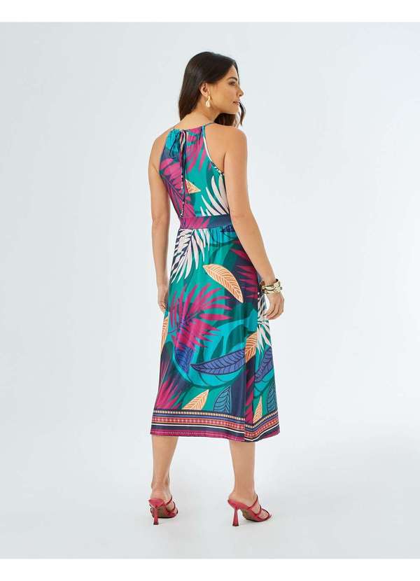 Zinzane - Vestido Zinzane Feminino Helo Midi - Verde Verde 3