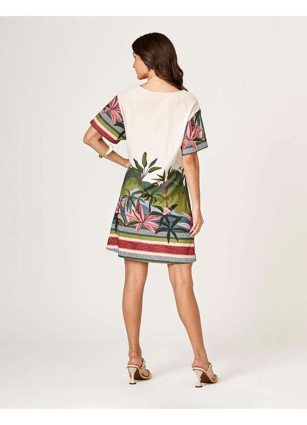 Zinzane - Vestido Zinzane Feminino Marau Curto Bege 3