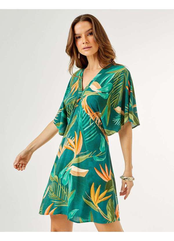Zinzane - Vestido Zinzane Feminino Marguerita Curto - Verde Verde