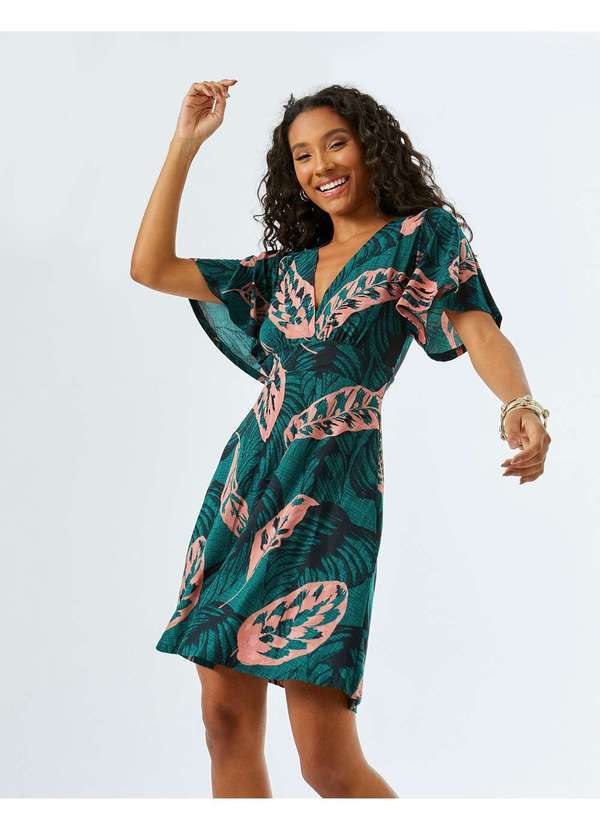 Zinzane - Vestido Zinzane Feminino Mika Curto - Verde Verde