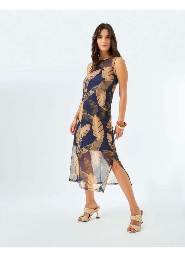 Zinzane - Vestido Zinzane Feminino Tule May Blue - Azul Azul