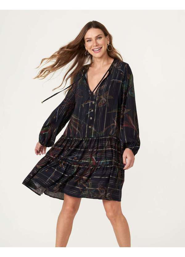 Zinzane - Vestido Zinzane Isadora Marias Preto 1