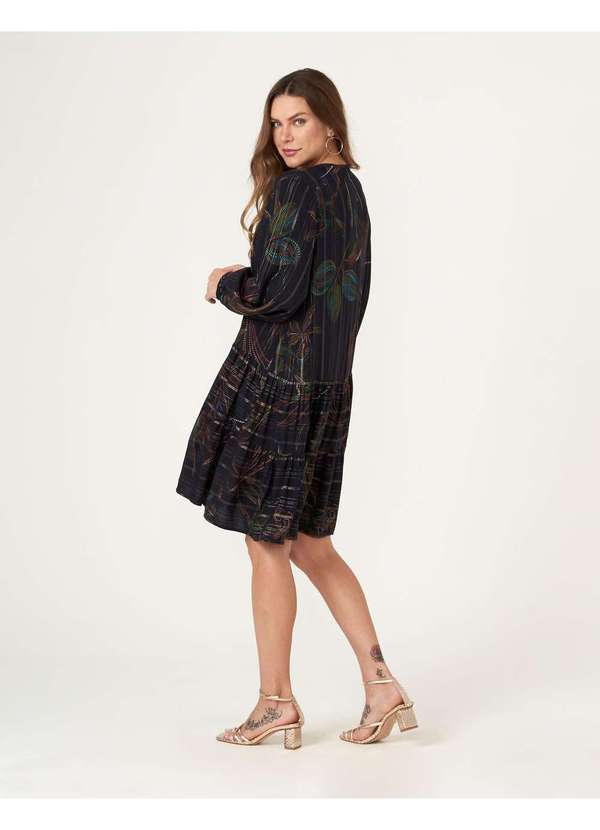 Zinzane - Vestido Zinzane Isadora Marias Preto 3