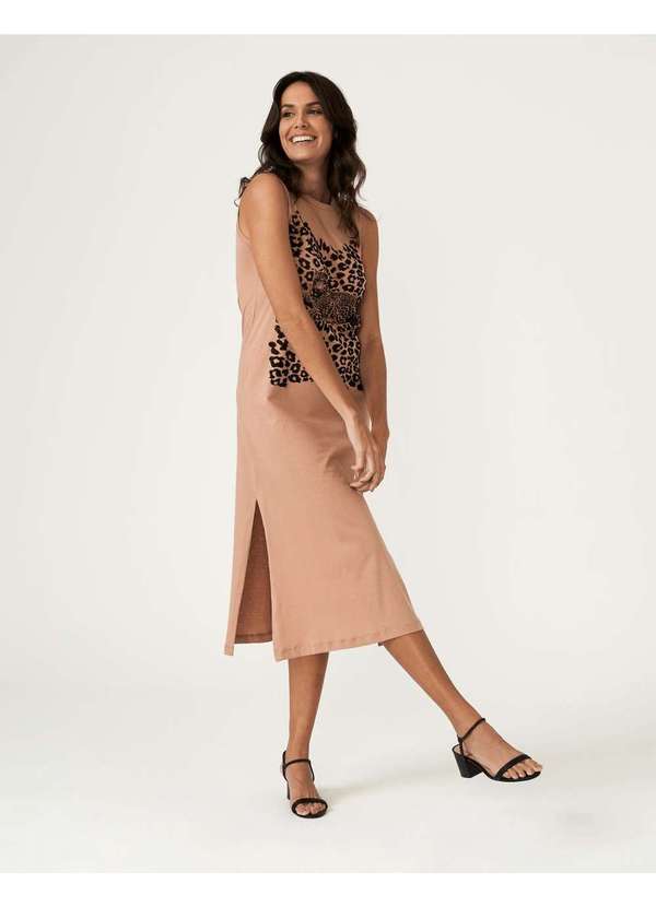 Zinzane - Vestido Zinzane Silk Onca Nude 3