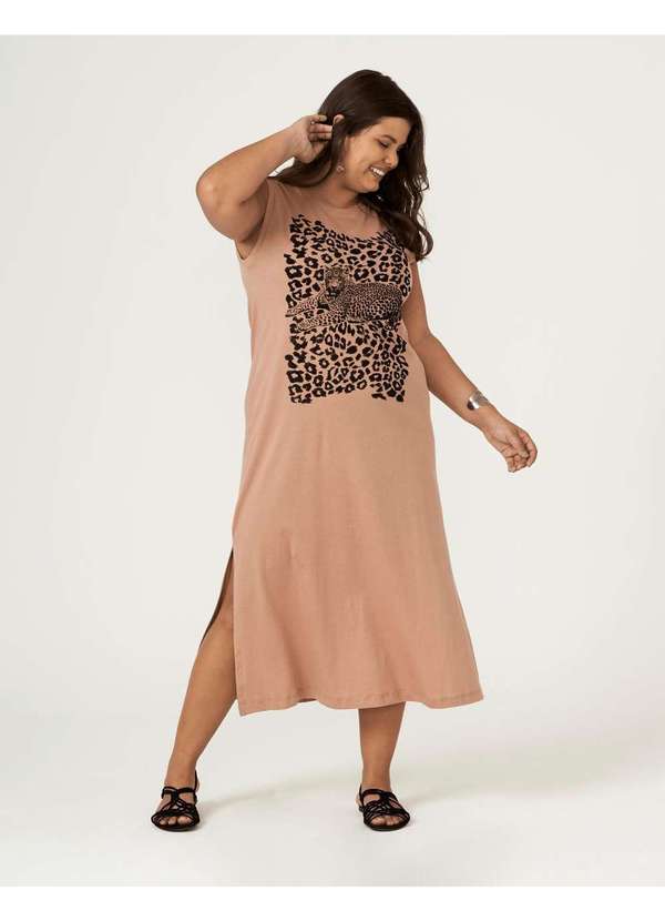 Zinzane - Vestido Zinzane Silk Onca Nude 5