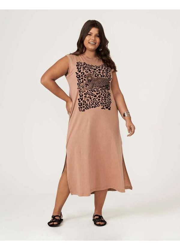 Zinzane - Vestido Zinzane Silk Onca Nude 8