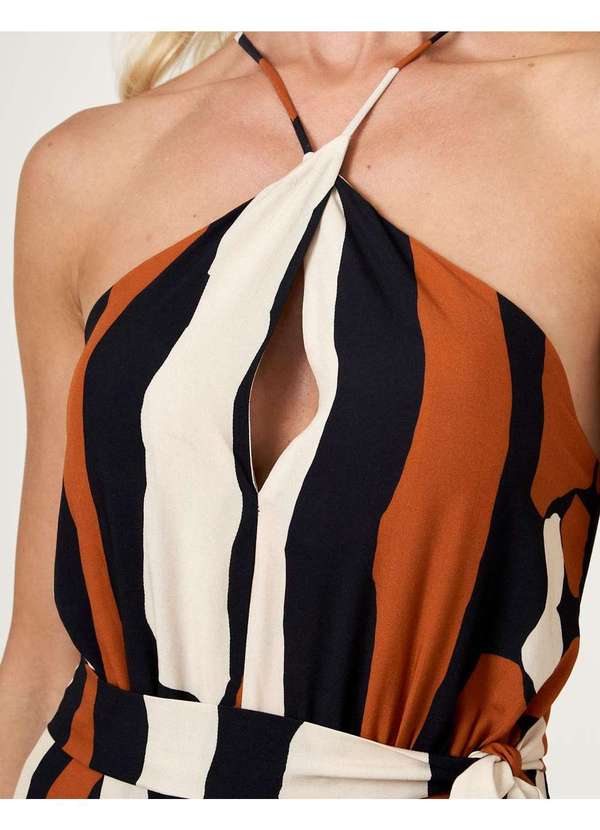 Zinzane - Vestido Zinzane Transpasse Babado Eliza Laranja 2