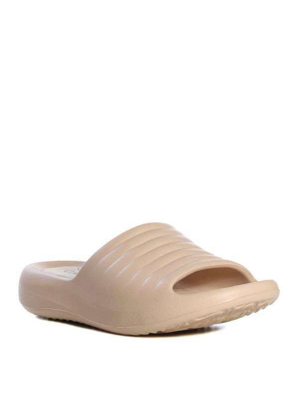 Comfortflex - Chinelo Feminino Slide Comfortflow By Comfortflex Bege Bege