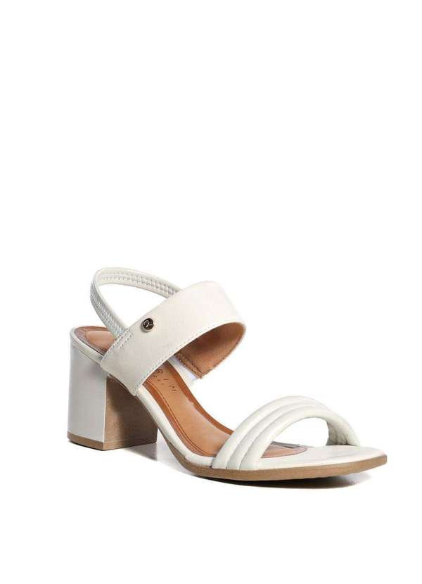 Sandália Feminina Casual Ramarim Total Confort Névoa Branco