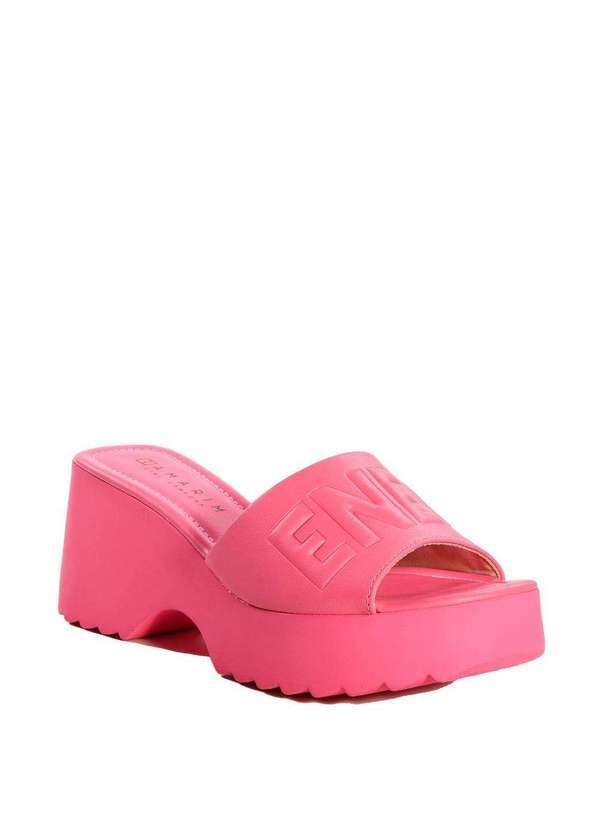 Ramarim - Tamanco Feminino Solado Grosso Ramarim Pink Rosa
