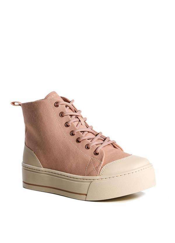 Ramarim - Tênis Botinha Plataforma Feminino Ramarim Casual 2297131 Rosa