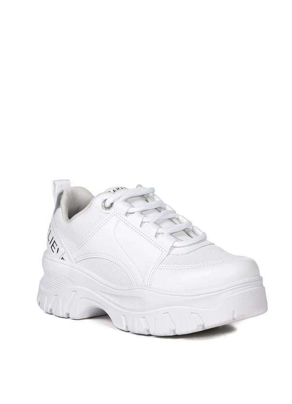 Ramarim - Tênis Branco Feminino Chunk Ramarim Solado Grosso Casual Branco