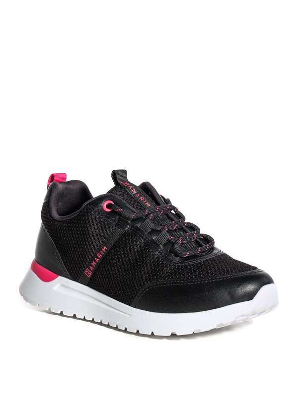Ramarim - Tênis Feminino Casual Ramarim Preto Rosa 2278101 Preto