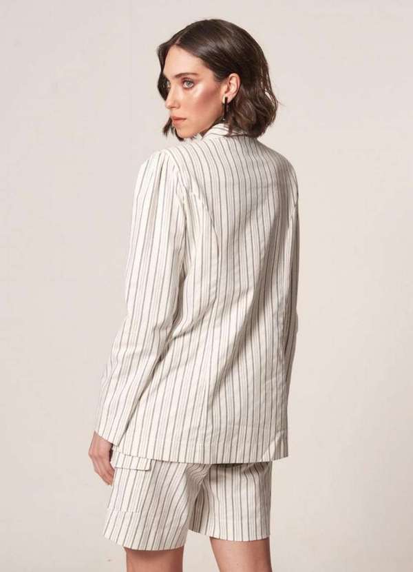 Mob - Blazer Alfaiataria  Volume Manga Estampado 2