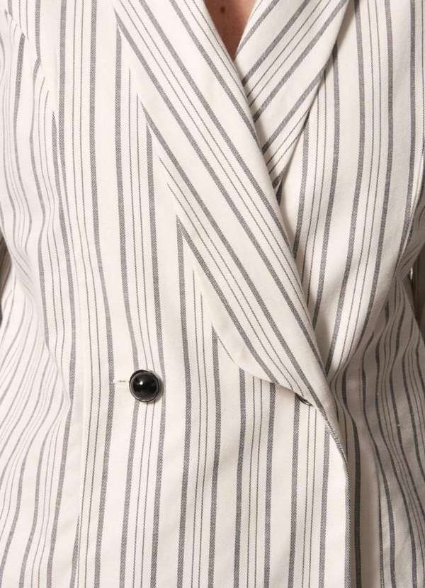 Mob - Blazer Alfaiataria  Volume Manga Estampado 5