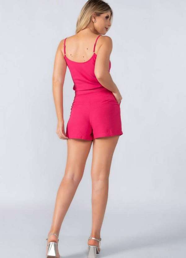 Lamis - Blusa Alca Detalhe em Paete Rosa 4