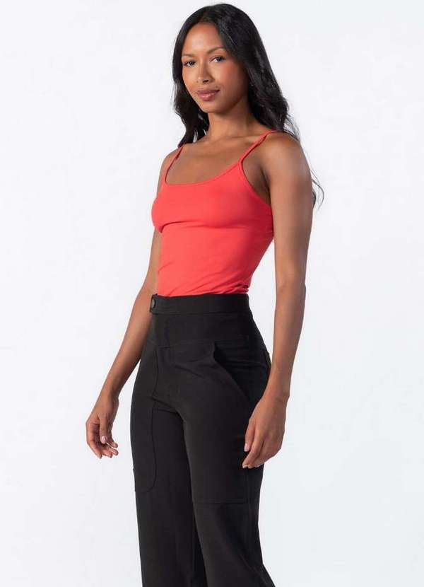 Lamis - Blusa Alcinha Basica Vermelho 3