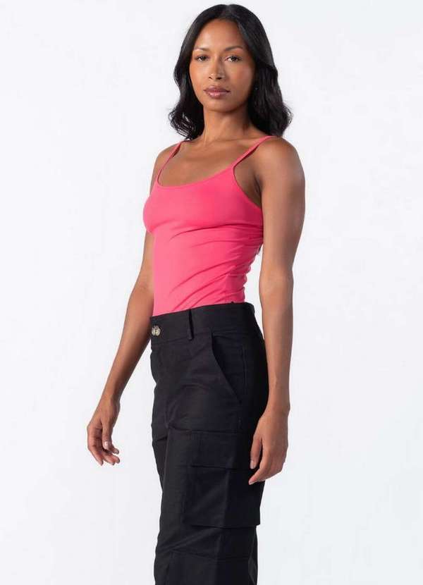 Lamis - Blusa Alcinha Basica Rosa 3