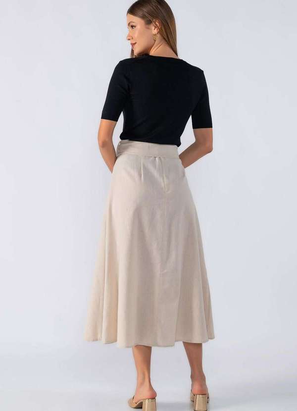 Lamis - Blusa Basica Tricot Manga Curta Preto 4