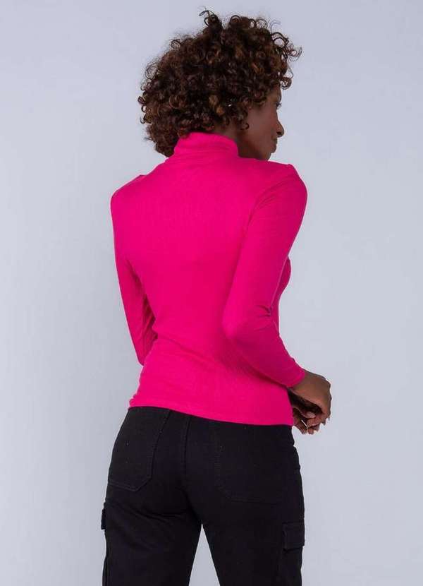 Lamis - Blusa Cacharrel em Viscose com Ombreiras Pink 4