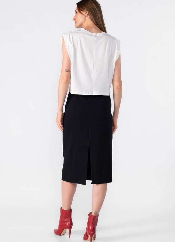 Lamis - Blusa Cropped Muscle Tee Branco 4