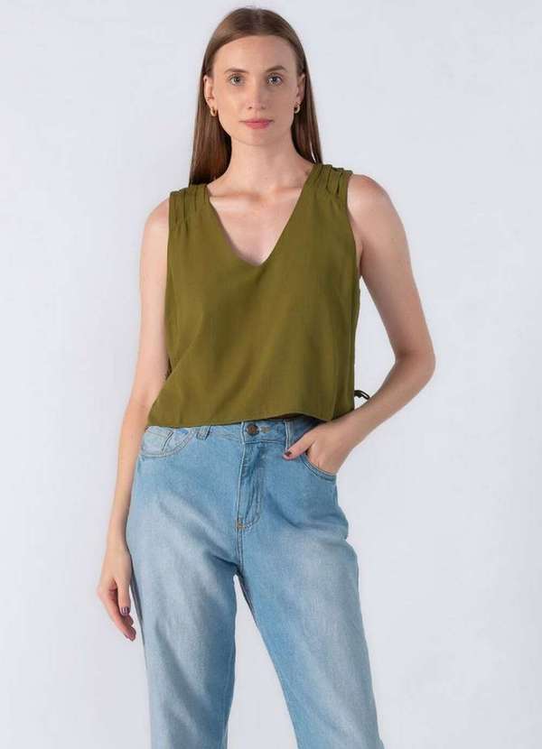 Blusa Lazo Viscosa Estampada