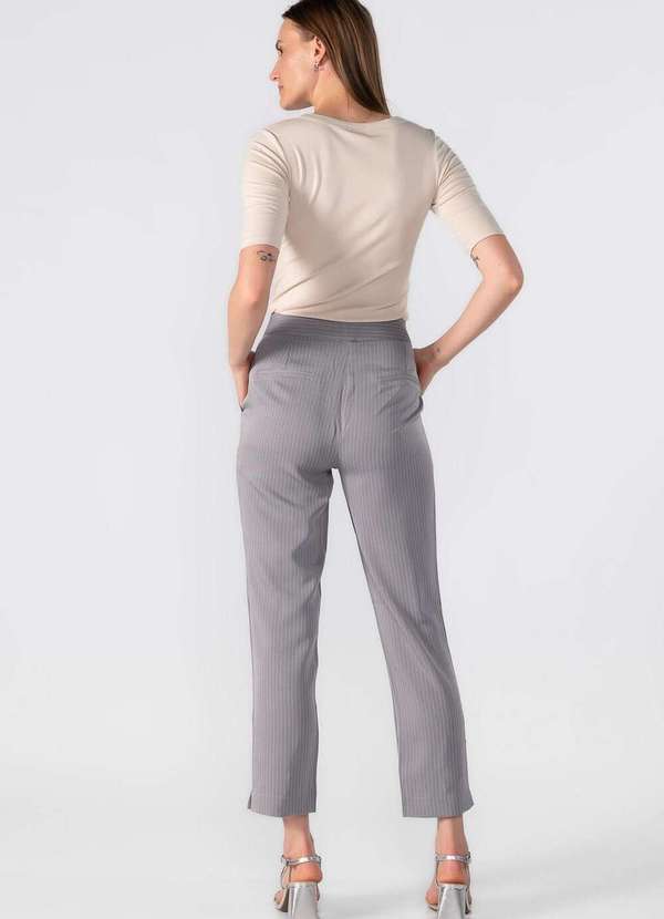 Lamis - Blusa Malha Basica Manga 3/4 Bege 4