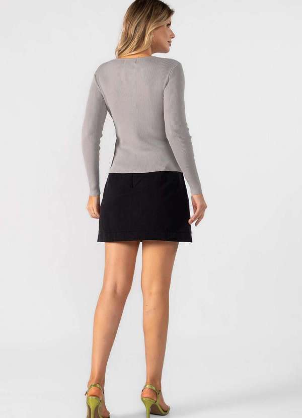 Lamis - Blusa Manga Longa Cinza 4
