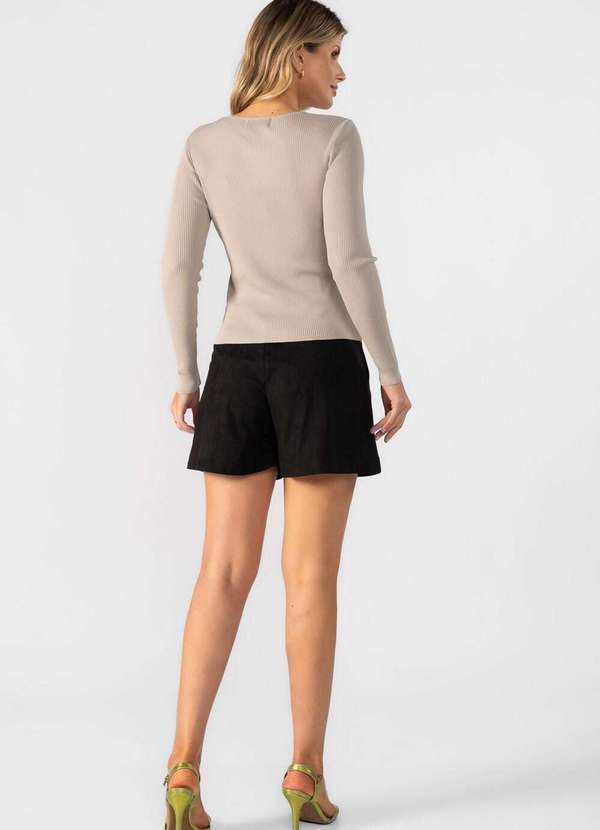 Lamis - Blusa Manga Longa Bege 2