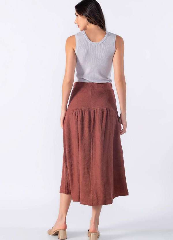 Lamis - Blusa Tricot Regata Decote U Cinza 4