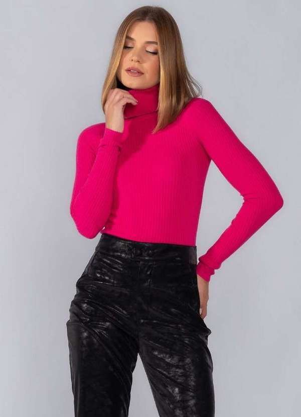 Lamis - Cacharrel Canelada Manga Longa Basica Pink 3