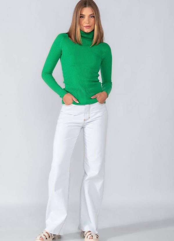 Lamis - Cacharrel Canelada Manga Longa Basica Verde