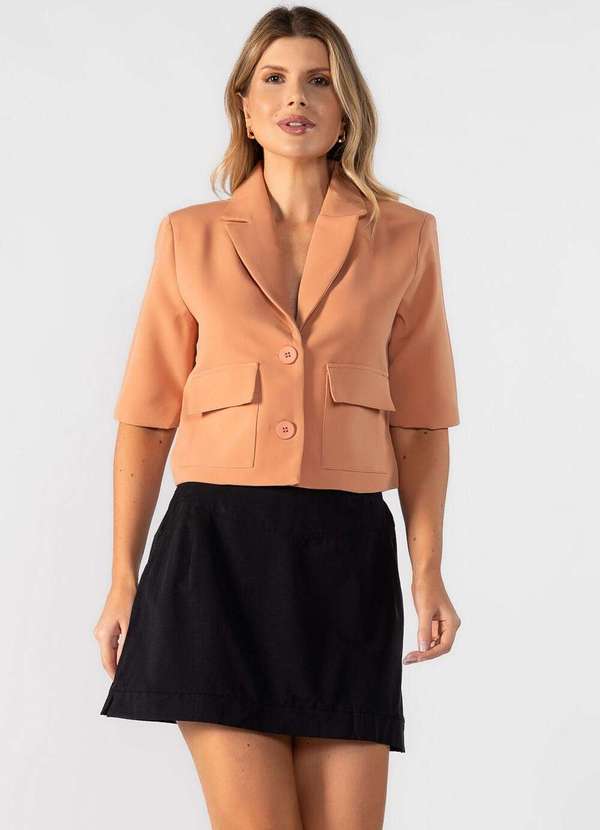 Lamis - Camisa Alfaiataria Utilitaria Marrom