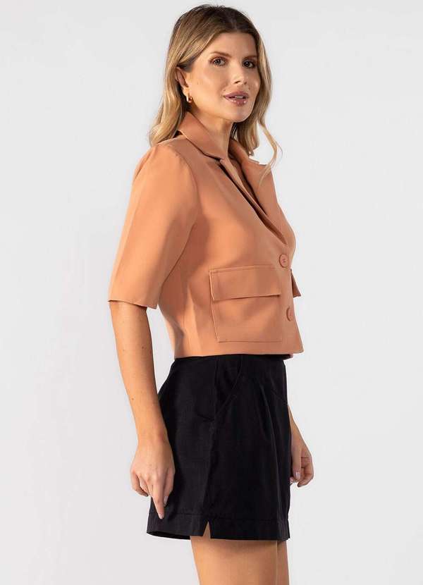 Lamis - Camisa Alfaiataria Utilitaria Marrom 3