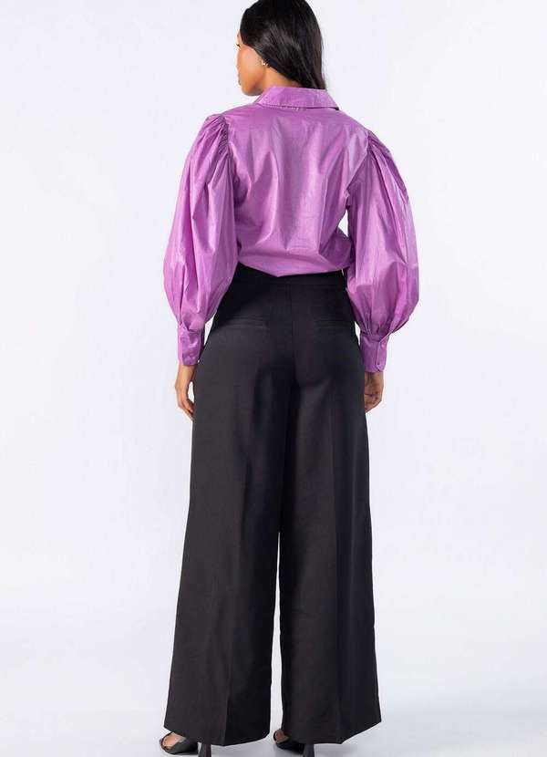 Lamis - Camisa Manga Bufante Roxo 4