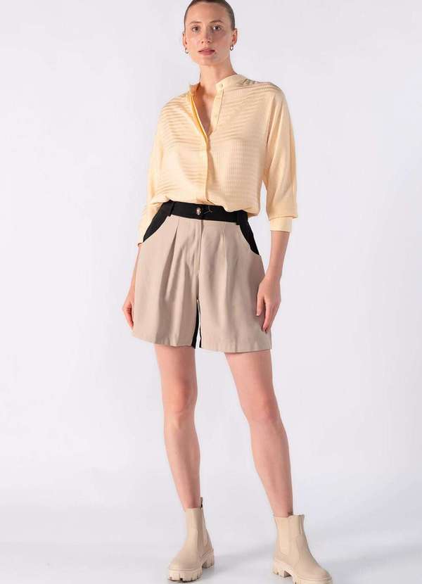 Lamis - Camisa Manga Longa Vista Dupla Creme 2