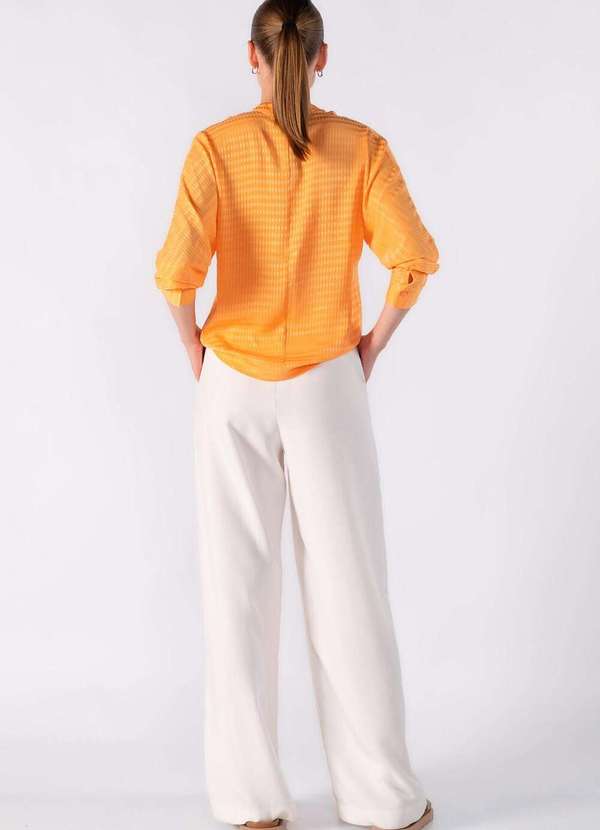 Lamis - Camisa Manga Longa Vista Dupla Laranja 4