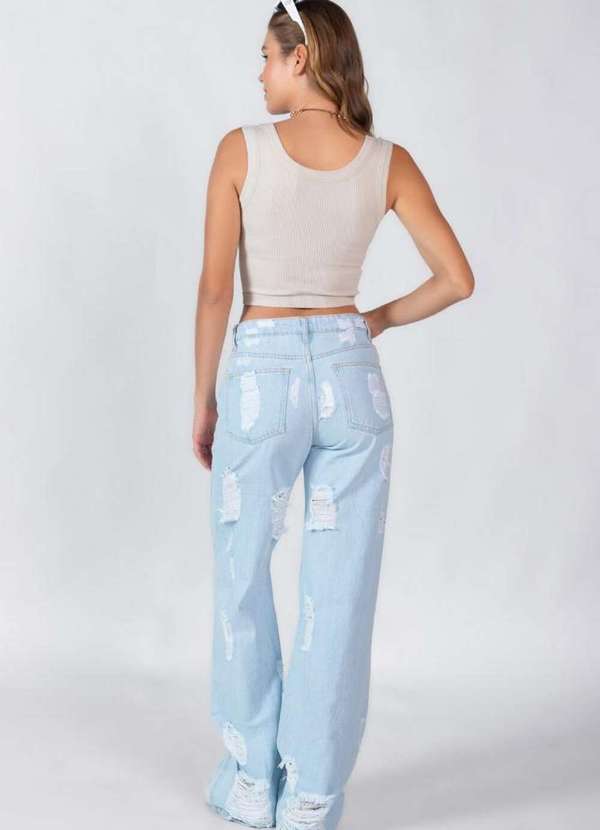 Lamis - Cropped Canelado Regata Bege 4