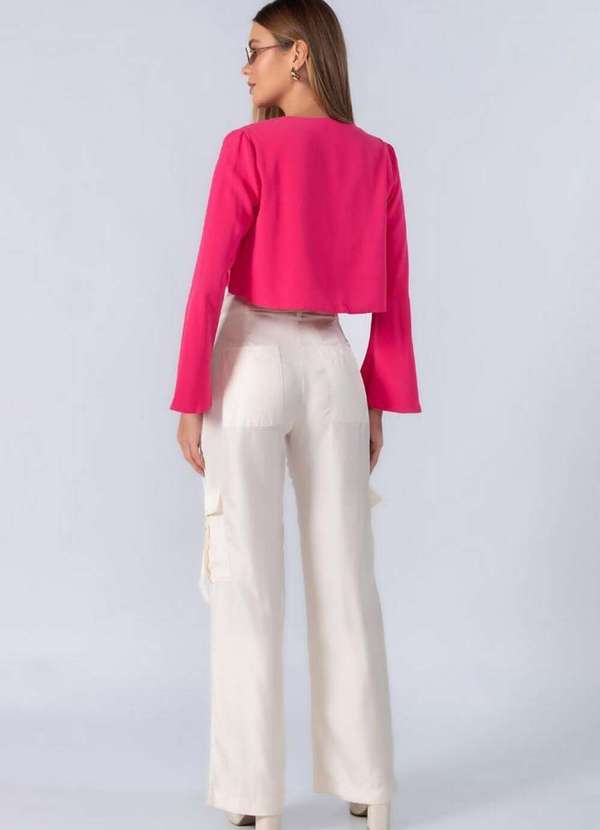 Lamis - Cropped Manga Longa Sino Pink 4