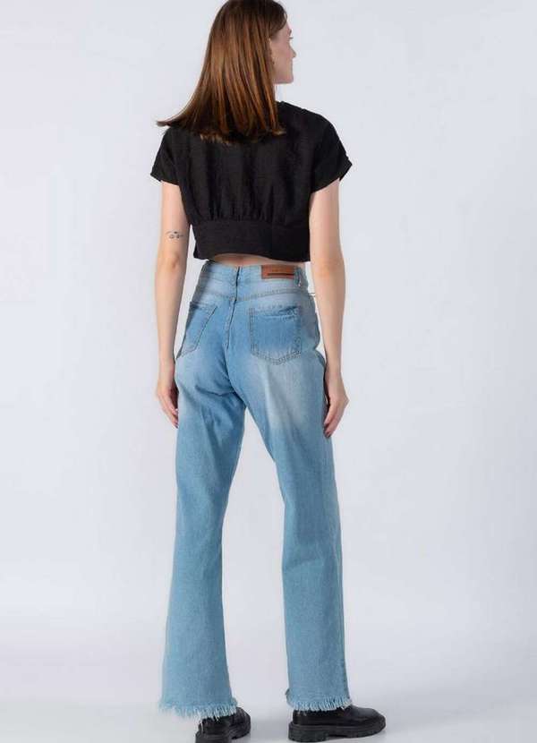 Lamis - Cropped Transpassado com Botoes Preto 4