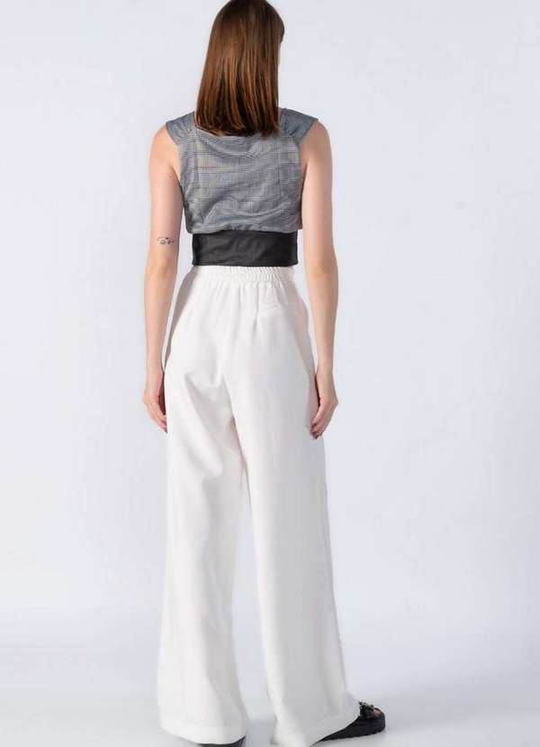 Lamis - Cropped Xadrez com Alca Cinza 4