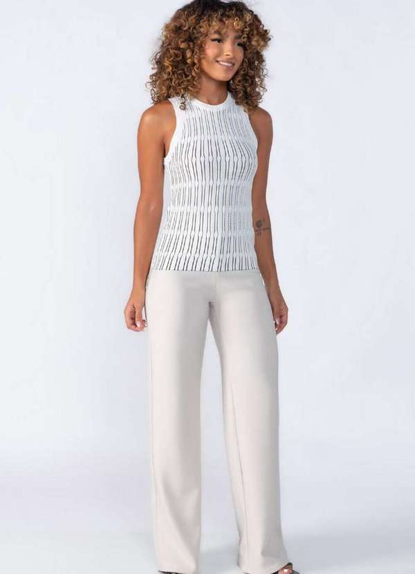 Lamis - Regata com Listra Trabalhada Branco 2