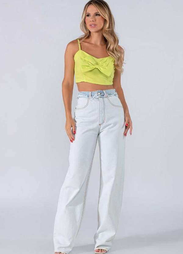 Lamis - Top Laço Frontal Verde