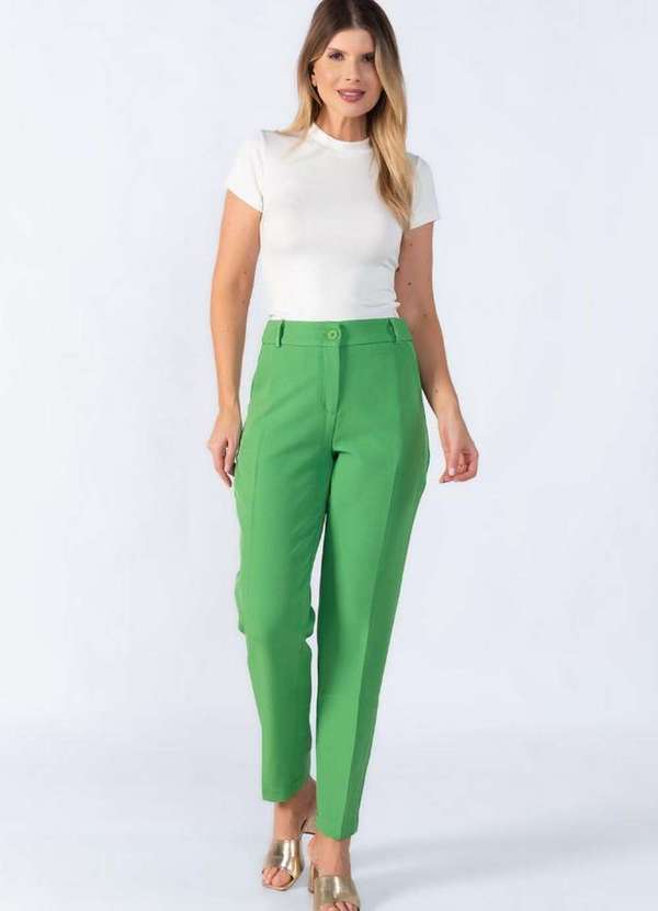 Lamis - Calca Alfaiataria Cenoura Verde