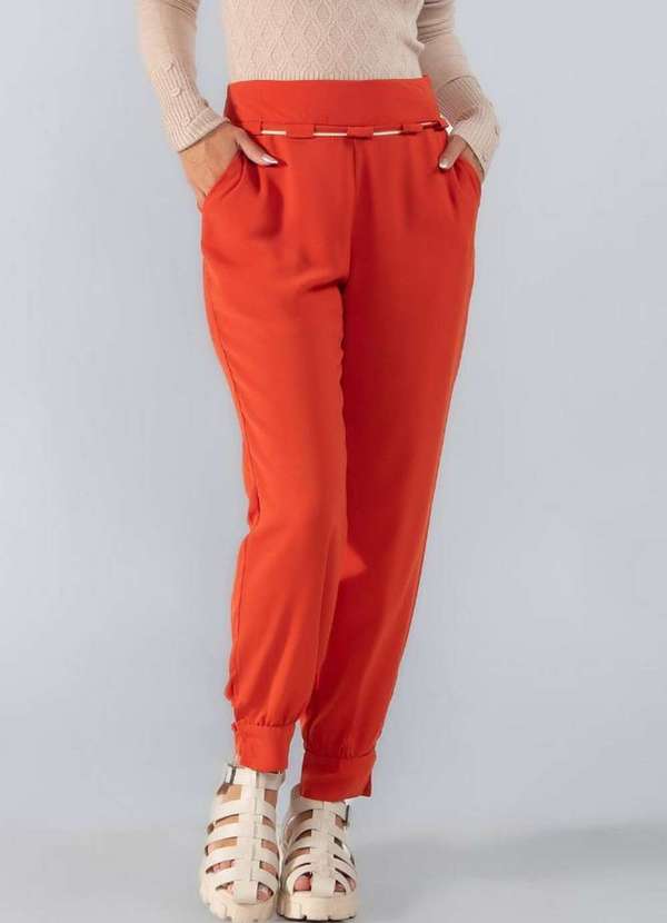 Lamis - Calca Botao na Barra Detalhe Cos Telha 2