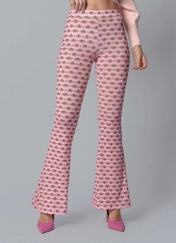 Lamis - Calca Legging Bailarina Estampada Rosa 2