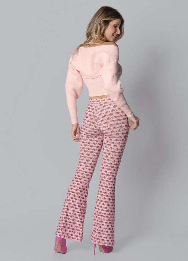 Lamis - Calca Legging Bailarina Estampada Rosa 4