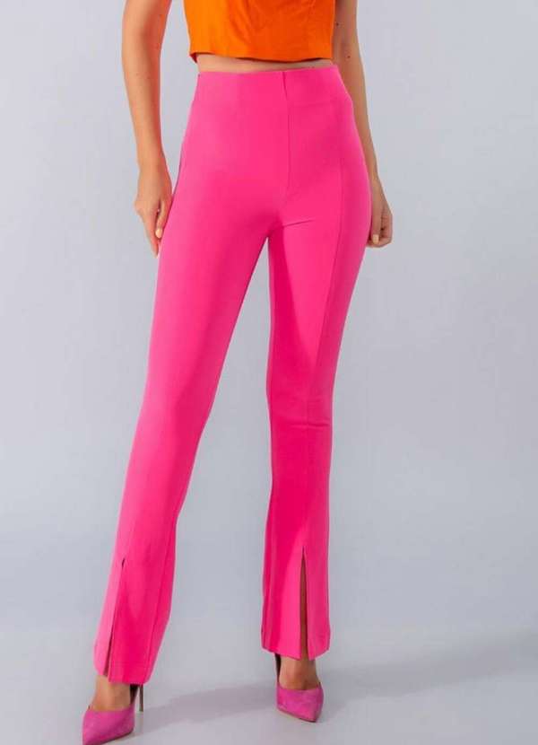 Lamis - Calca Monte Carlo com Fenda Rosa 2